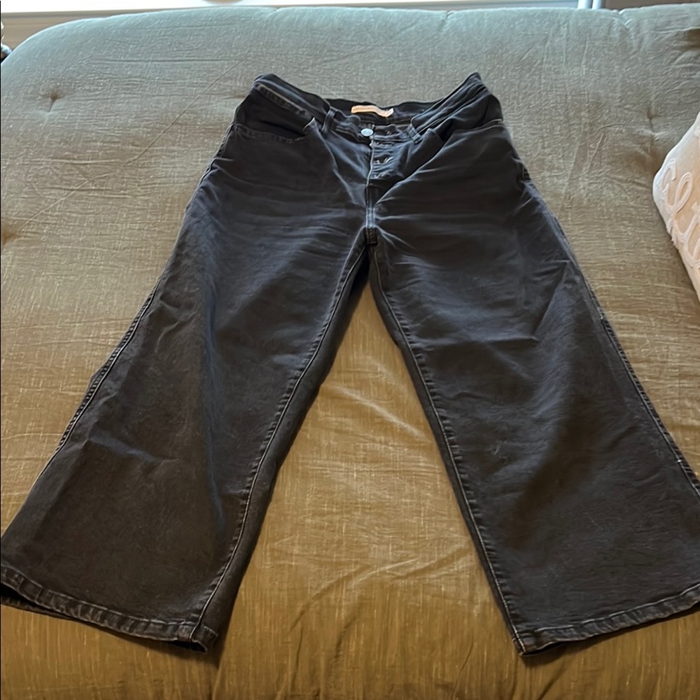 Levi's Black Flare & Wide Leg Jeans